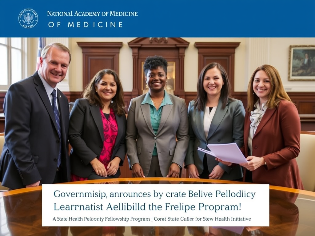 Five Scholars Named as 2025–26 Fellows in State Health Policy by the National Academy of Medicine